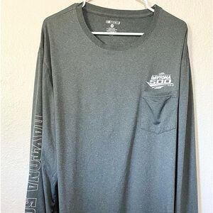 2XL Men’s Daytona 500 2016 Grey Long Sleeve Shirt NASCAR EUC